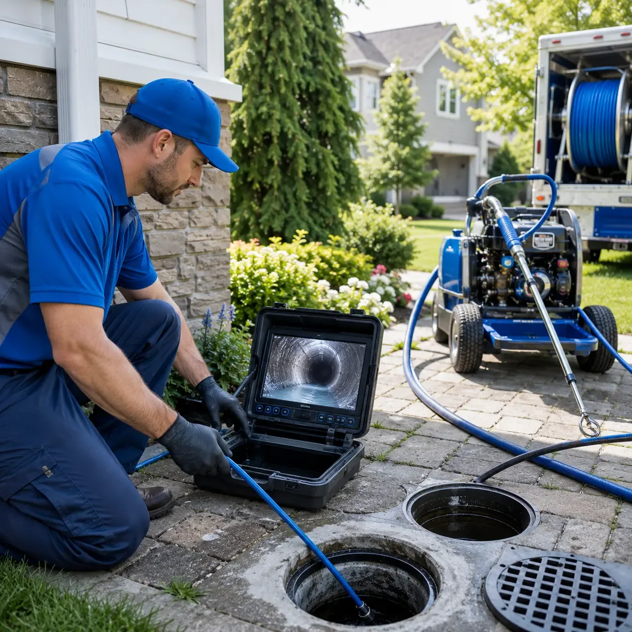 Outdoor drain cleaning professionals serving Llano, CA