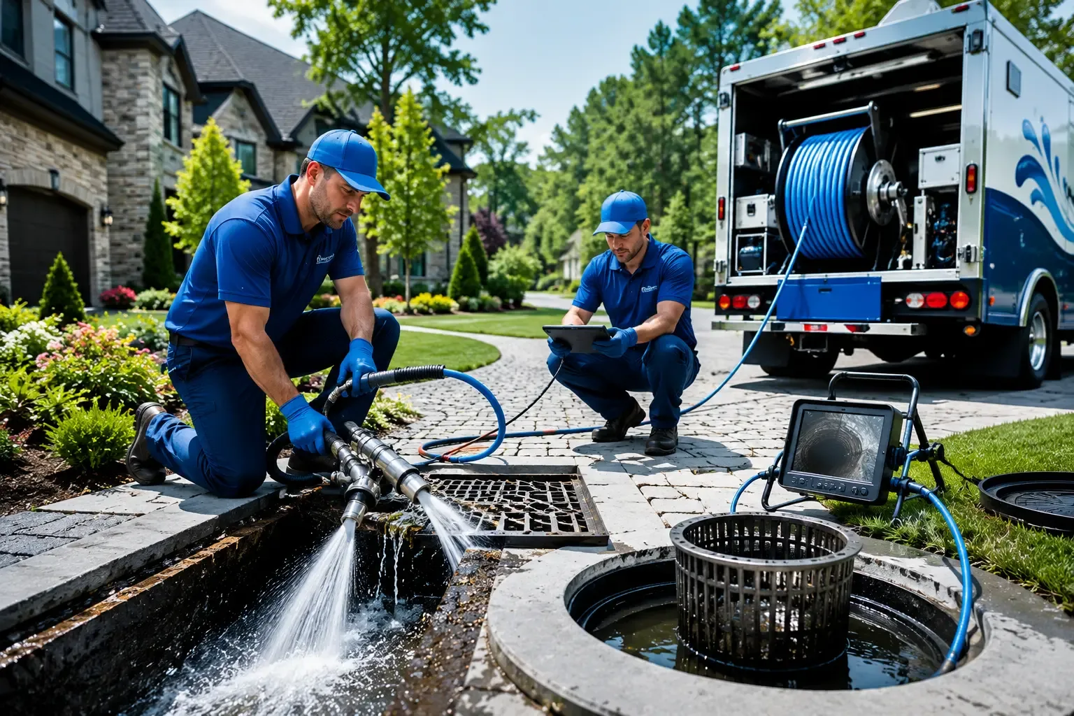 Local outdoor drain cleaning professionals in Llano, CA
