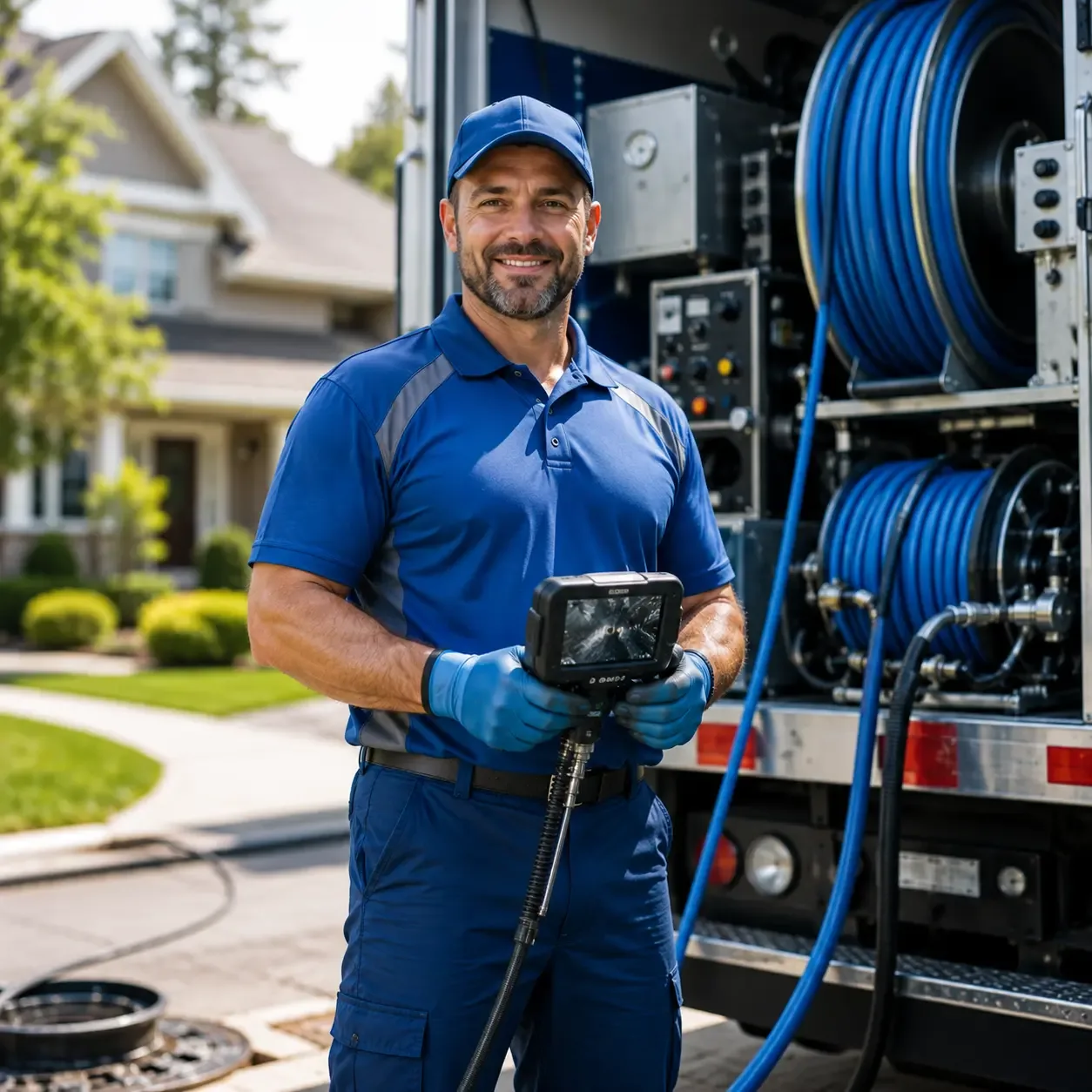 Local outdoor drain cleaning specialists in Llano, CA
